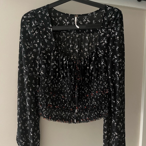 Free people long sleeve blouse - Picture 2 of 4